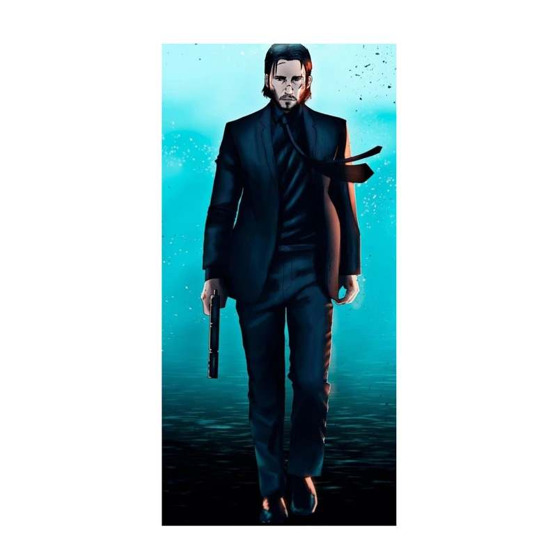 استیکر لپ تاپ و موبایل مدل سریال طرح جان ویک john wick کد 2373