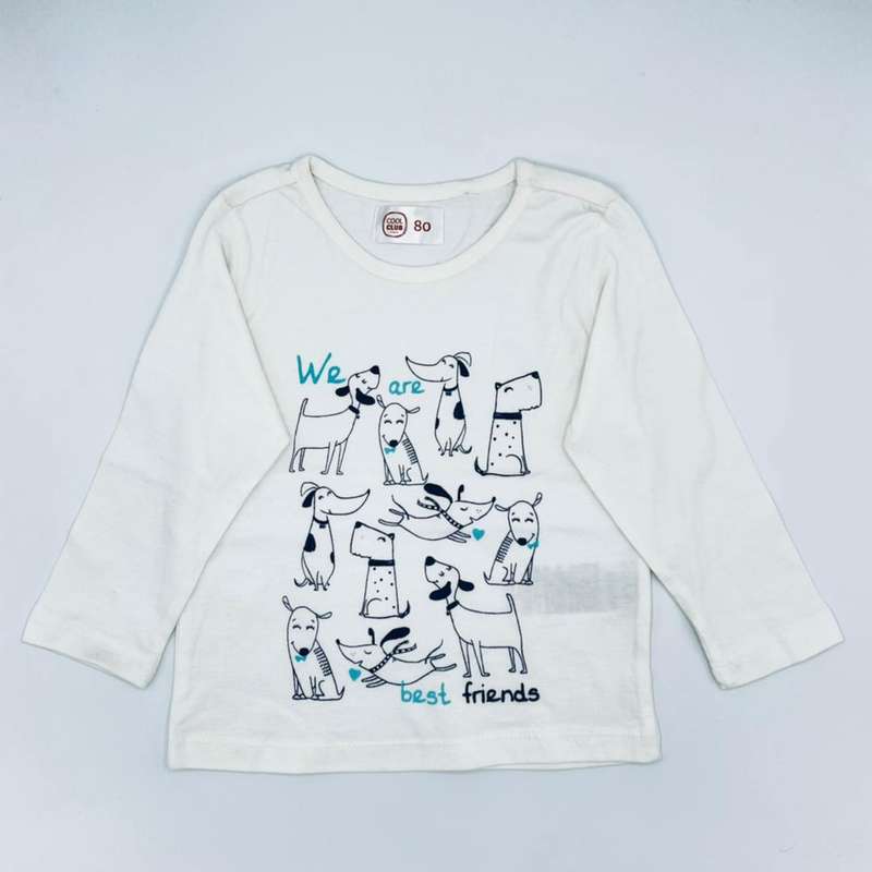 تی شرت آستین بلند دخترانه کول کلاب مدل CCG98976