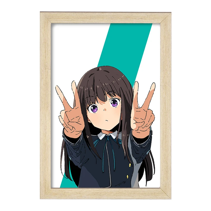 تابلو خندالو مدل تاکینا انیمه لیکوریس ریکویل Lycoris Recoil  کد 22980