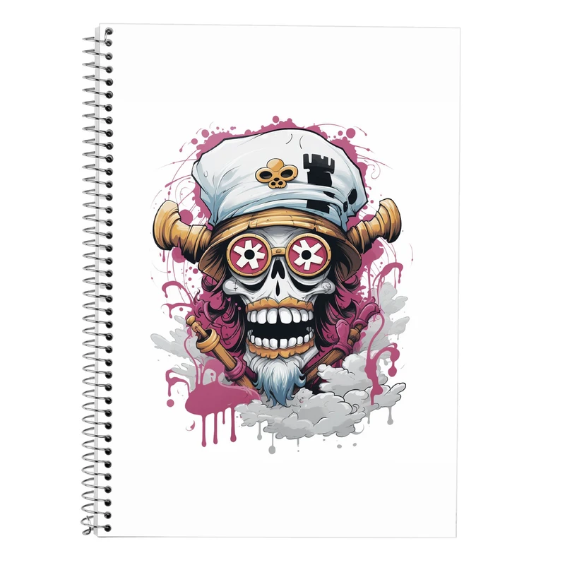 دفتر زبان 50 برگ مدوپد مدل سه خط طرح وان پیس One Piece کد DF11596