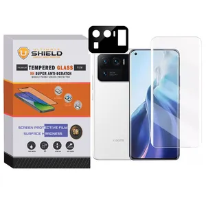 محافظ لنز دوربین آلتیمیت شیلد مدل 3D-UT مناسب برای گوشی موبایل شیائومی Mi 11 Ultra به همراه محافظ صفحه نمایش