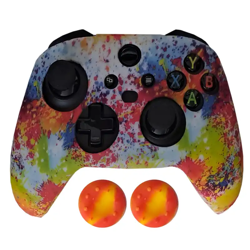 محافظ دسته ایکس باکس سری اس مدل Colorful XS78 به همراه روکش آنالوگ