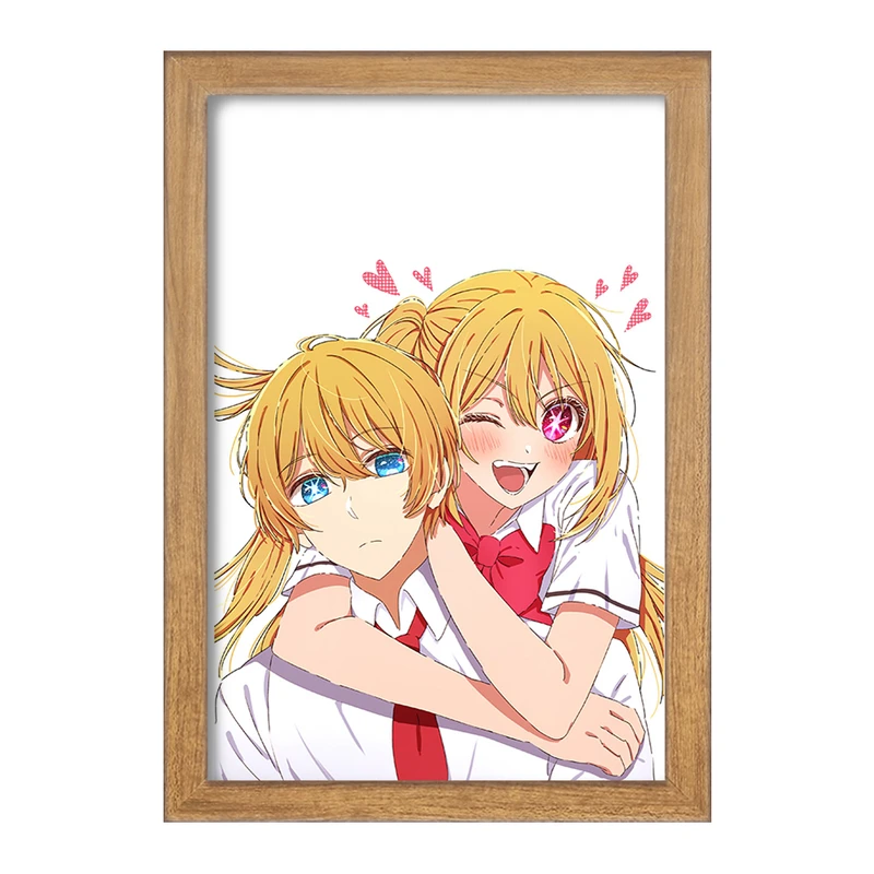 تابلو خندالو مدل آکوا و روبی انیمه اوشی نو کو کد 31225