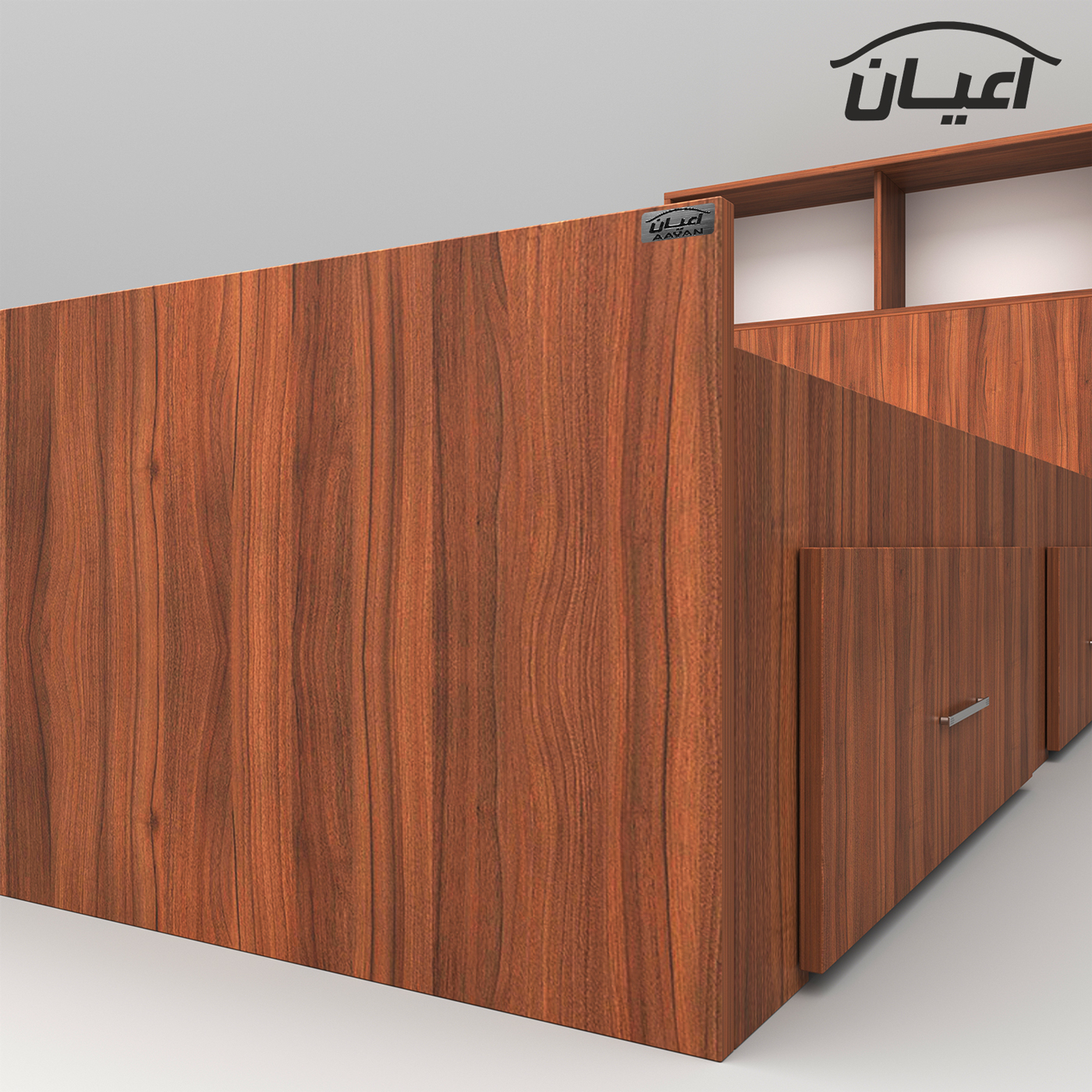 تخت خواب یکنفره اعیان مدل FH275 سایز 90x200 سانتی متر