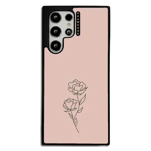 AKAM AMC-WSGS22U-FLOWERS-22 Cover For Samsung Galaxy S22 Ultra