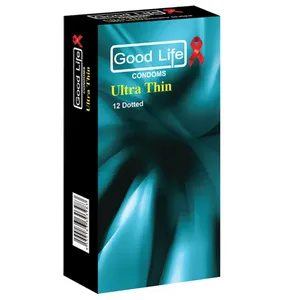 کاندوم گودلایف مدل نازک ultre thin And delay بسته 12 عددی