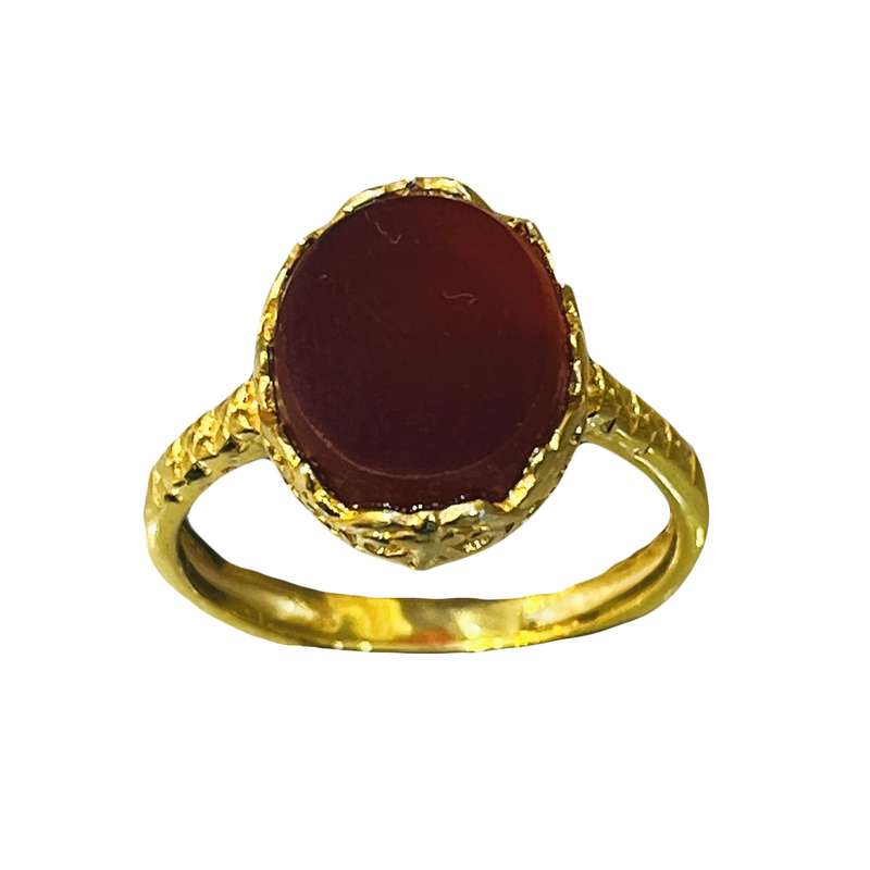 انگشتر نقره زنانه مدل مزین به عقیق یمانی