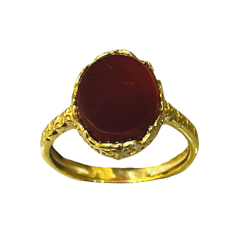 انگشتر نقره زنانه مدل مزین به عقیق یمانی