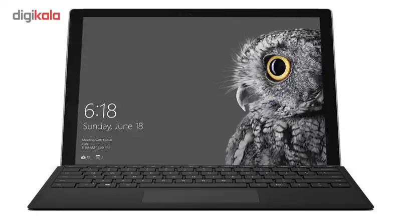 تبلت مایکروسافت مدل Surface Pro 2017 - E به همراه کیبورد Black Type Cover