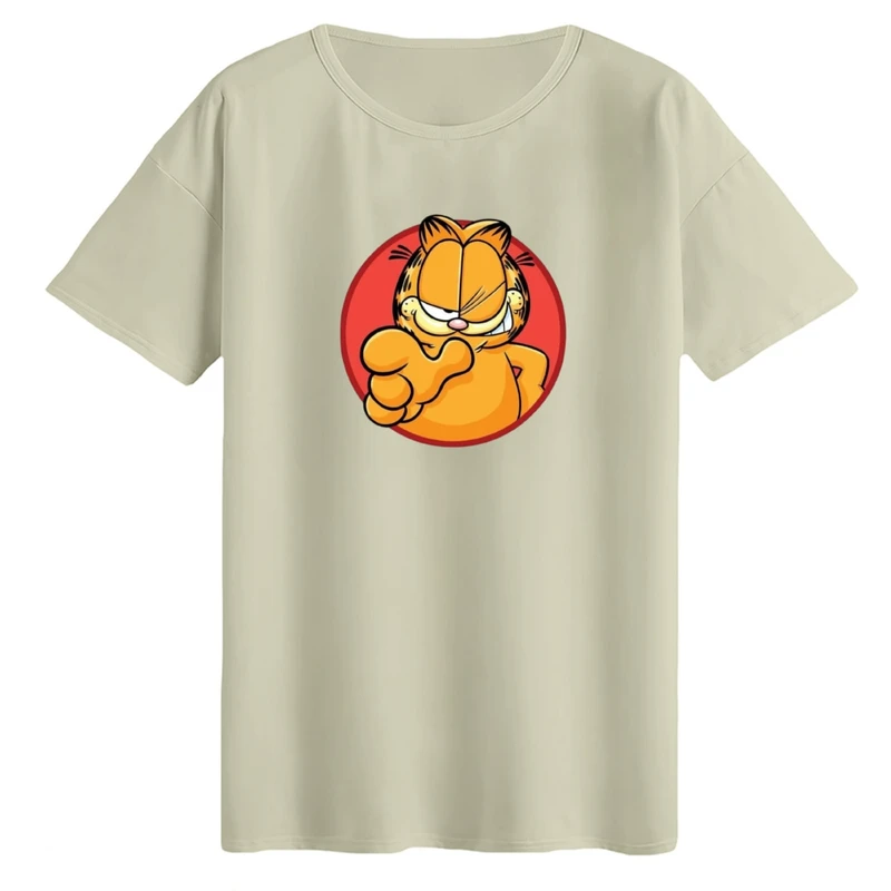 تی‌شرت لانگ آستین کوتاه زنانه مدل گارفیلد کد02