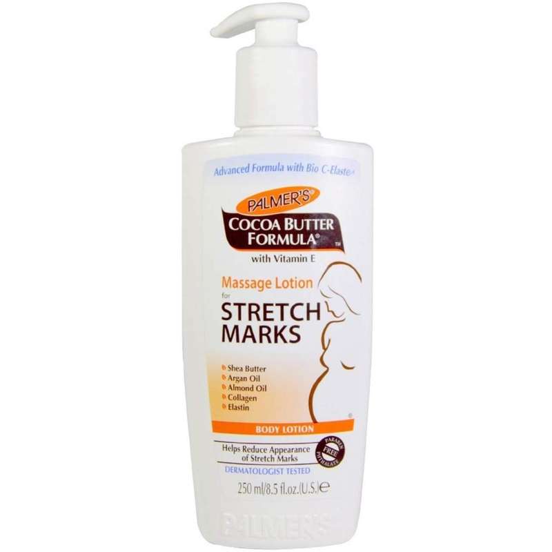 لوسیون رفع ترک بدن پالمرز سری Cocoa Butter Formula حجم 250 میلی لیتر