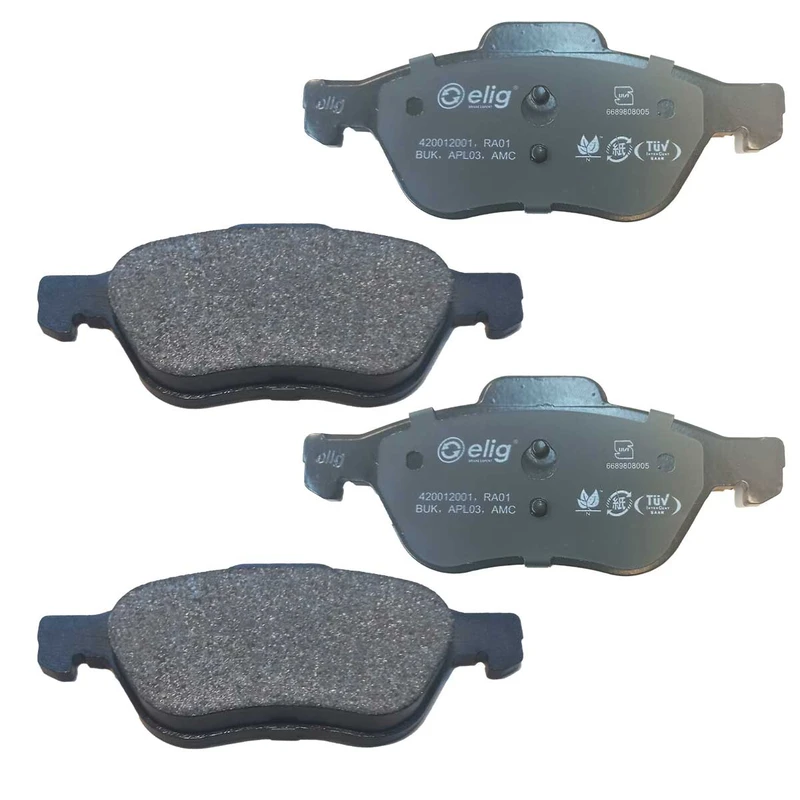 لنت ترمز جلو خودرو الیگ مدل RA01 دو جفت مناسب برای رنو مگان