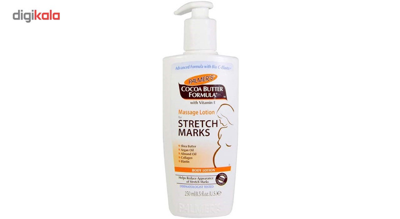 لوسیون رفع ترک بدن پالمرز سری Cocoa Butter Formula حجم 250 میلی لیتر