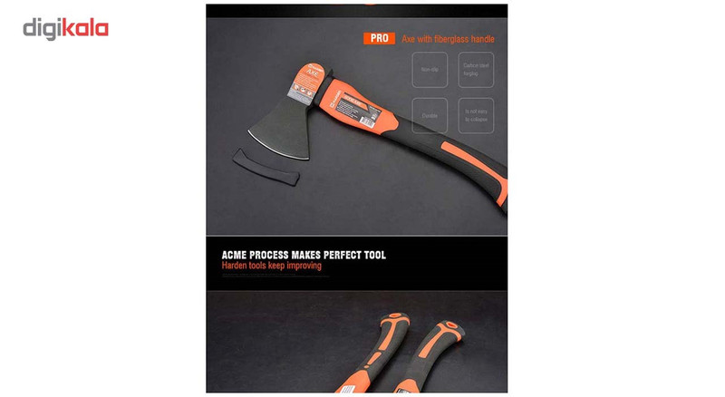 تبر 800 گرمی هاردن با دسته فایبرگلاس مدل STT468