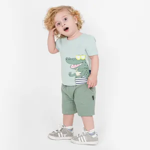 ست تی شرت و شلوارک نوزادی پاپو مدل 305071