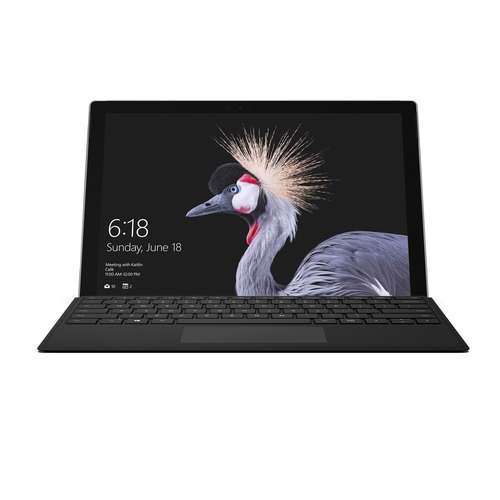 تبلت مایکروسافت سیم کارت خور مدل Surface Pro 2017 - C به همراه کیبورد مشکی مایکروسافت و کیف Golden Guard - ظرفیت 256 گیگابایت