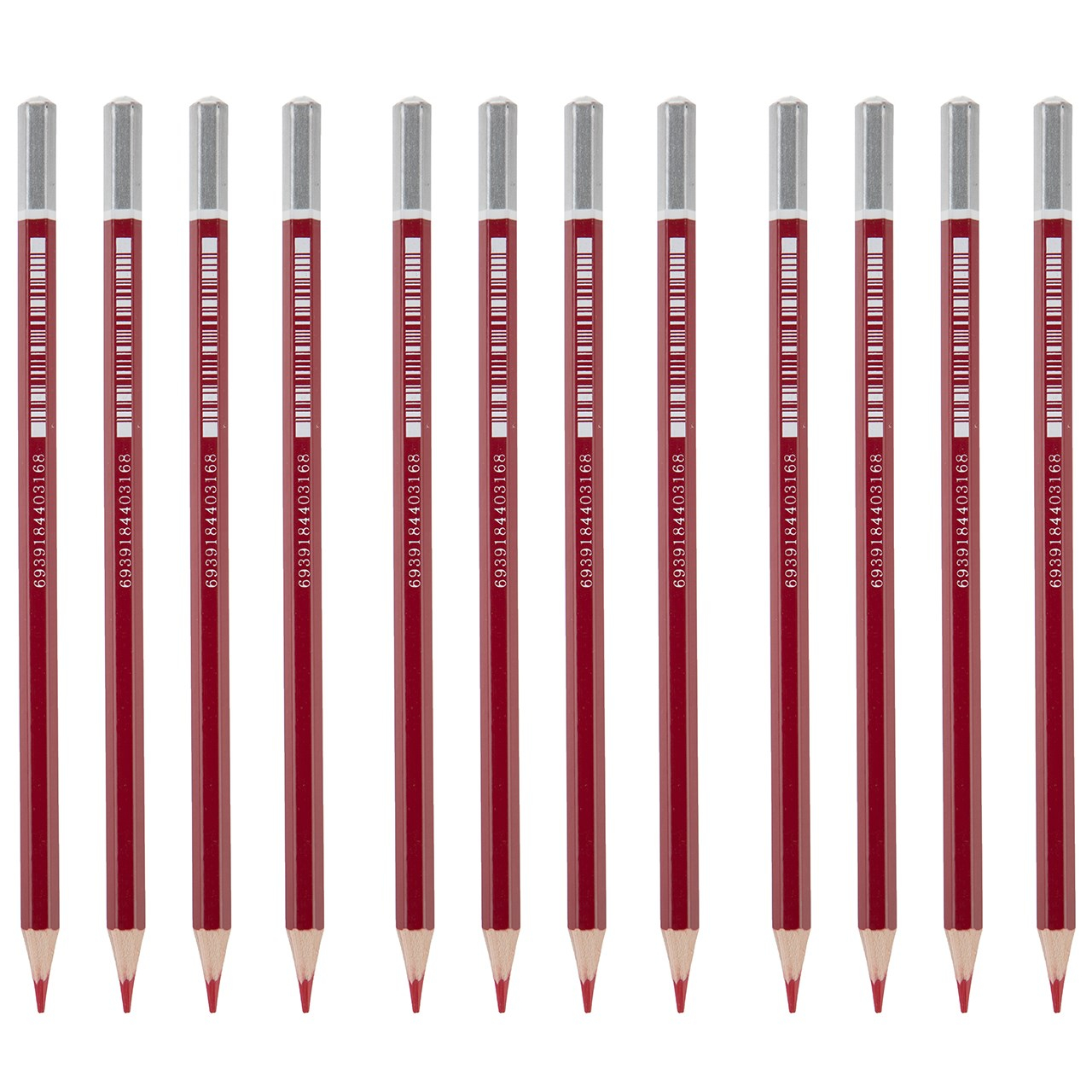 مداد قرمز پنتر مدل BP107  بسته 12 عددی