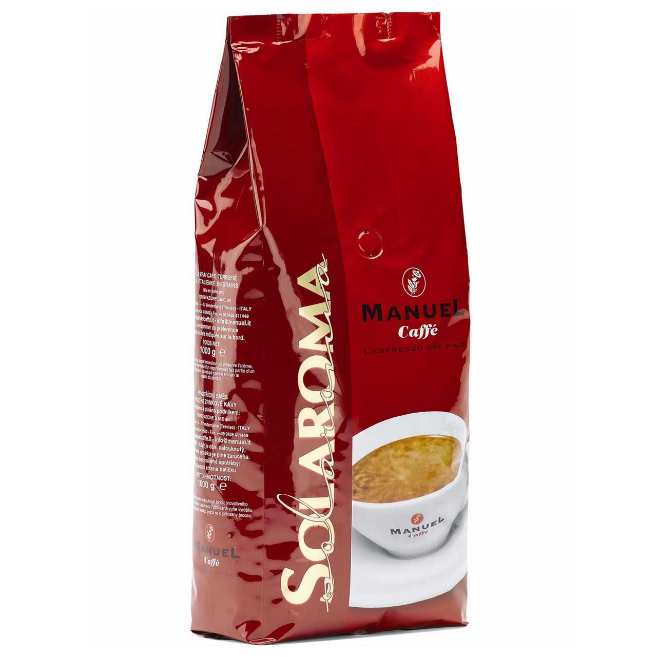 بسته دانه قهوه مانوئل مدل SOLAROMA