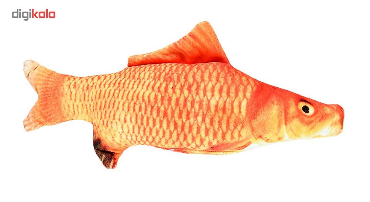 اسباب بازی گربه سری ماهی پولیشی مدل Plush Fish Imitation FT002-S
