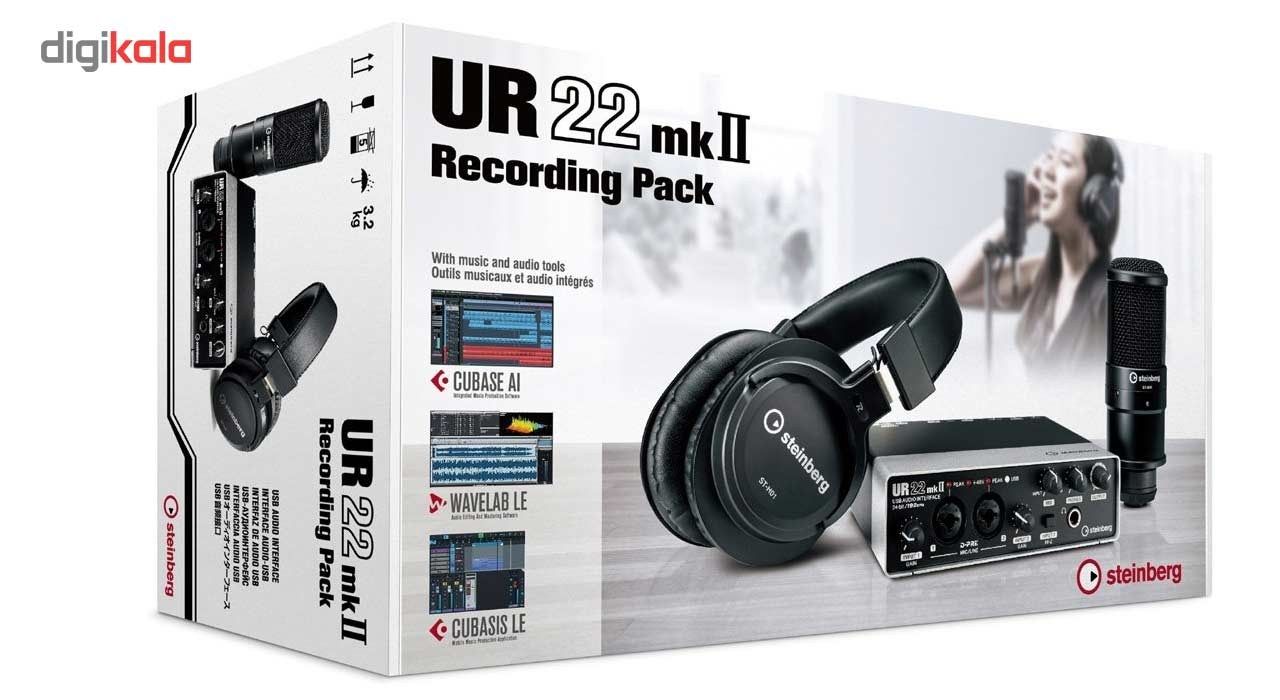 مجموعه تجهیزات ضبط صدای اشتاینبرگ مدل UR22 MKII