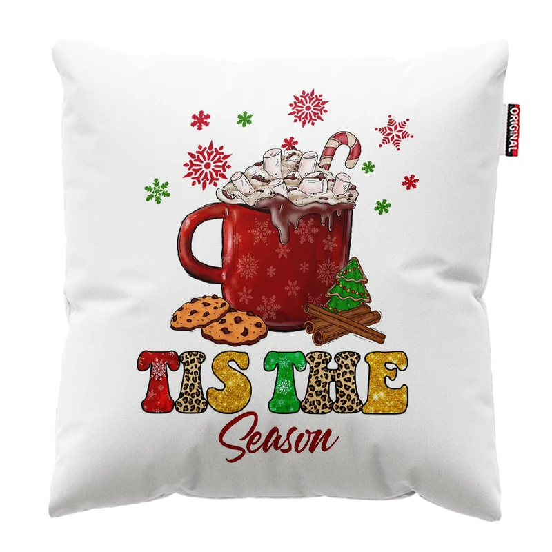 کوسن پاد آفرین مدل کریسمس کد PK302610 سایز 30*30 سانتی متر 