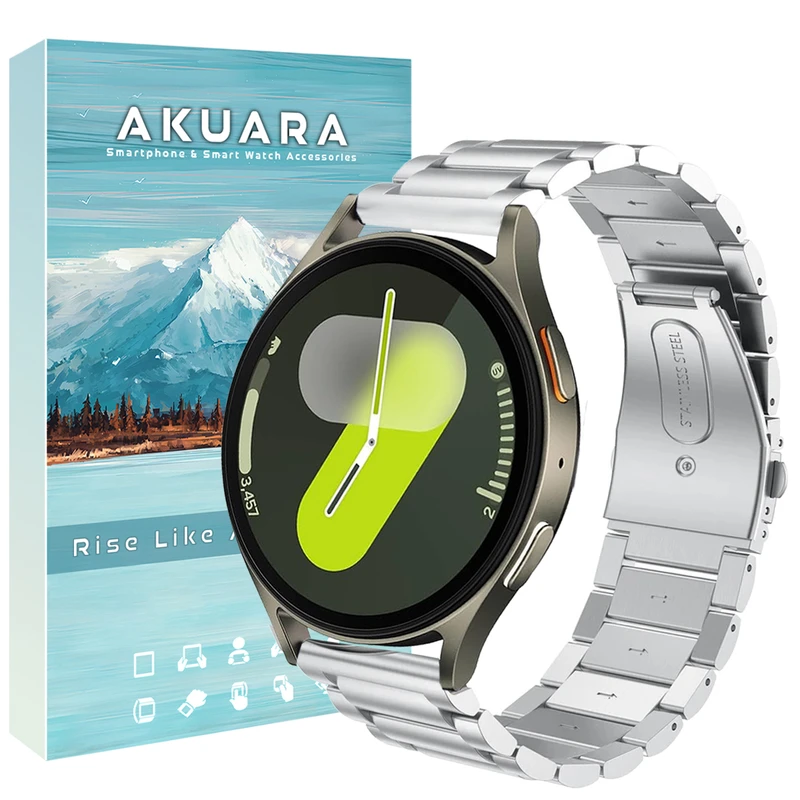 بند آکوآرا مدل 3Bead مناسب برای ساعت هوشمند سامسونگ Galaxy watch Active 40mm / Active 2 40mm / Active 2 44mm