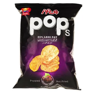 چیپس با طعم سرکه بالزامیک چی توز سری Pops مقدار 60 گرم