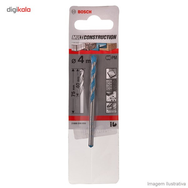 مته همه کاره بوش مدل 2608596050 قطر 4 میلیمتر مته همه کاره بوش مدل 2608596050 قطر 4 میلیمتر