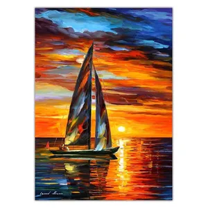 Wensoni Leonid Afremov Sailing With The Sun Chassis 40 x 30