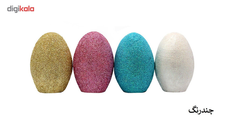 تخم مرغ تزیینی هفت سین مهرسا مدل اکلیلی بسته 4 عددی تخم مرغ تزیینی هفت سین مهرسا مدل اکلیلی بسته 4 عددی