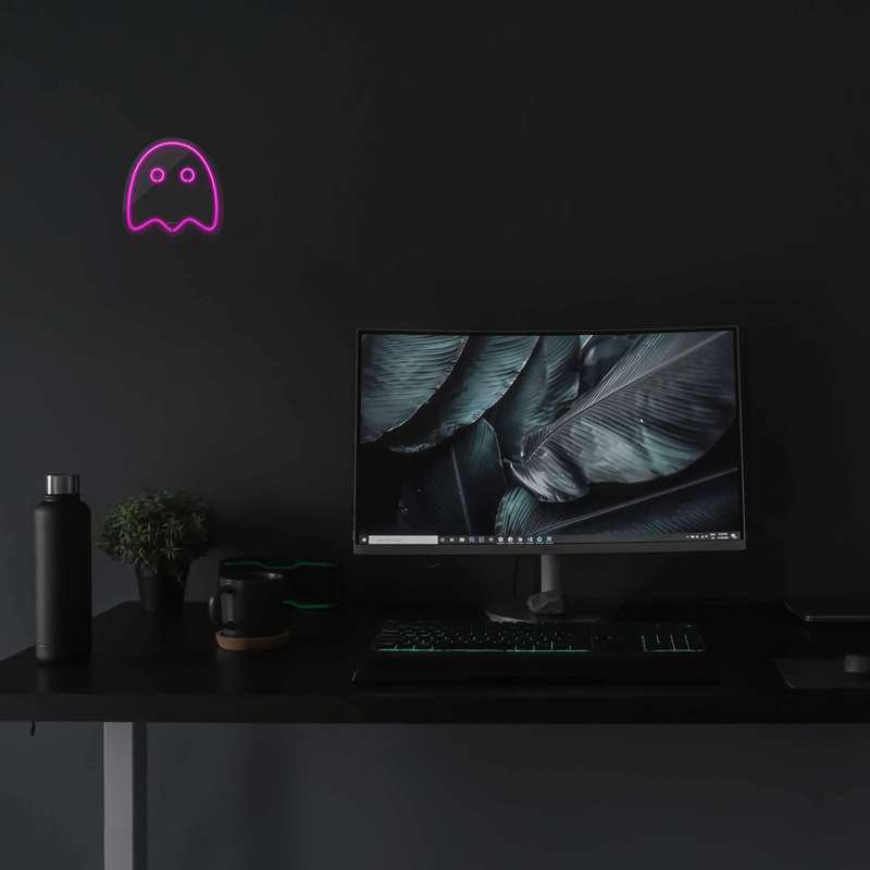 چراغ دیواری نئون دیزاین طرح Packman-2_PN
