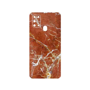 MAHOOT Red Marble Cover Sticker for Samsung Galaxy M31