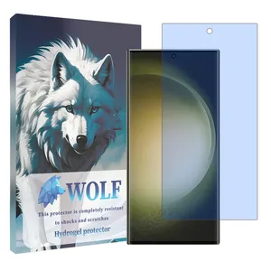 Wolf Hydrogel model anti-blue Screen Protector for Samsung Galaxy S23 Ultra mobile phone