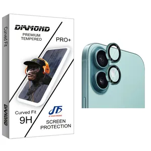 محافظ لنز دوربین جی اف مدل Diamond2 مناسب برای گوشی موبایل اپل iPhone 16 Plus