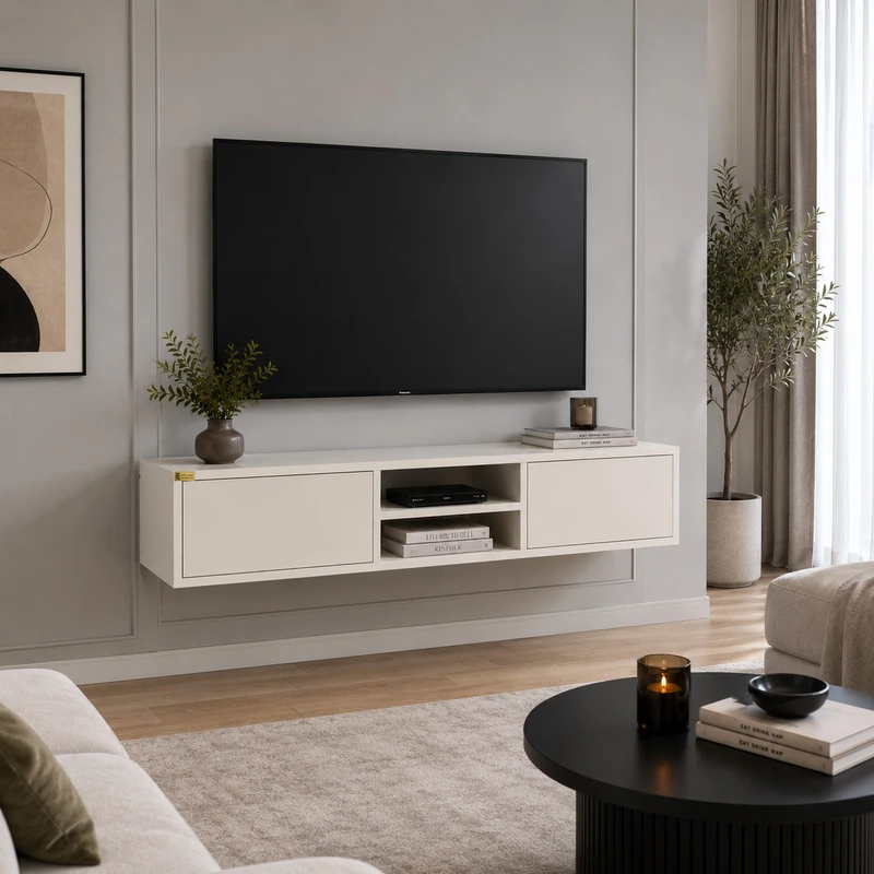 میز تلویزیون دیواری چوبیکو مدل TV 100