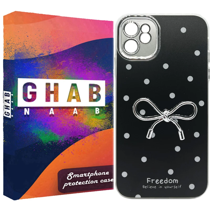 کاور قاب ناب مدل فانتزی دخترانه طرح خال خالی مناسب برای گوشی موبایل اپل IPhone 11