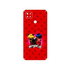 MAHOOT Ladybug and Cat Noir Cover Sticker for Xiaomi Redmi 9 Activ