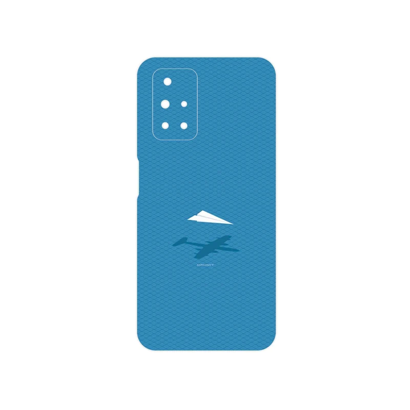 برچسب پوششی ماهوت مدل Minimal Paper Airplane مناسب برای گوشی موبایل شیائومی Redmi 10