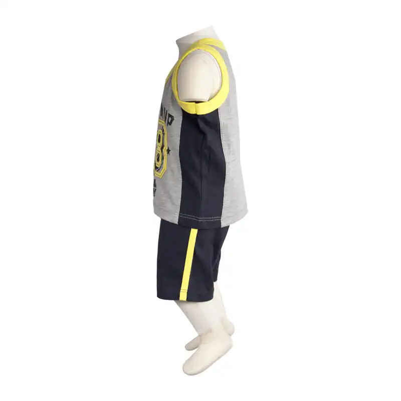 ست تاپ و شلوارک آدمک کد 233100
