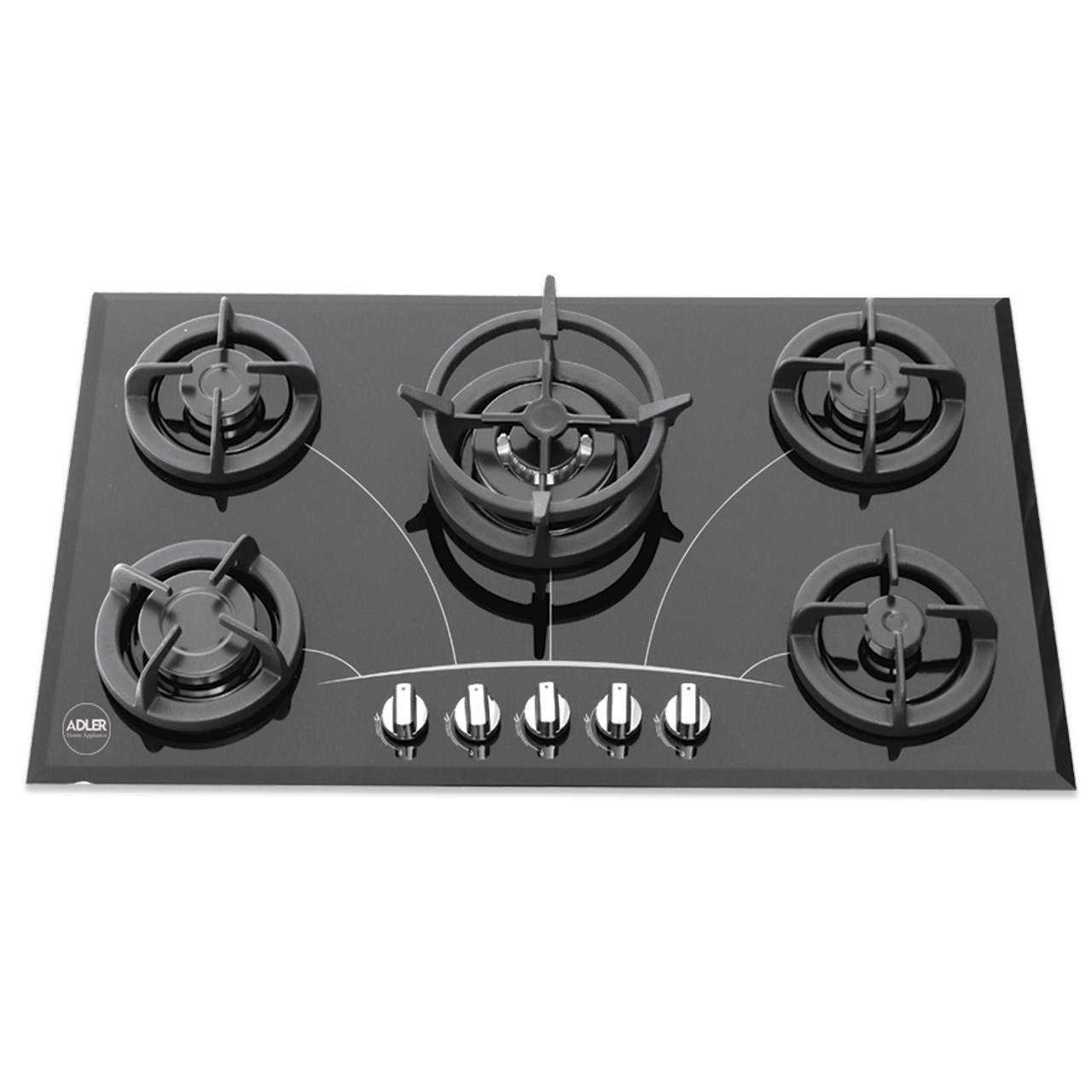 اجاق گاز صفحه ای شیشه ای آدلر مدل G512C