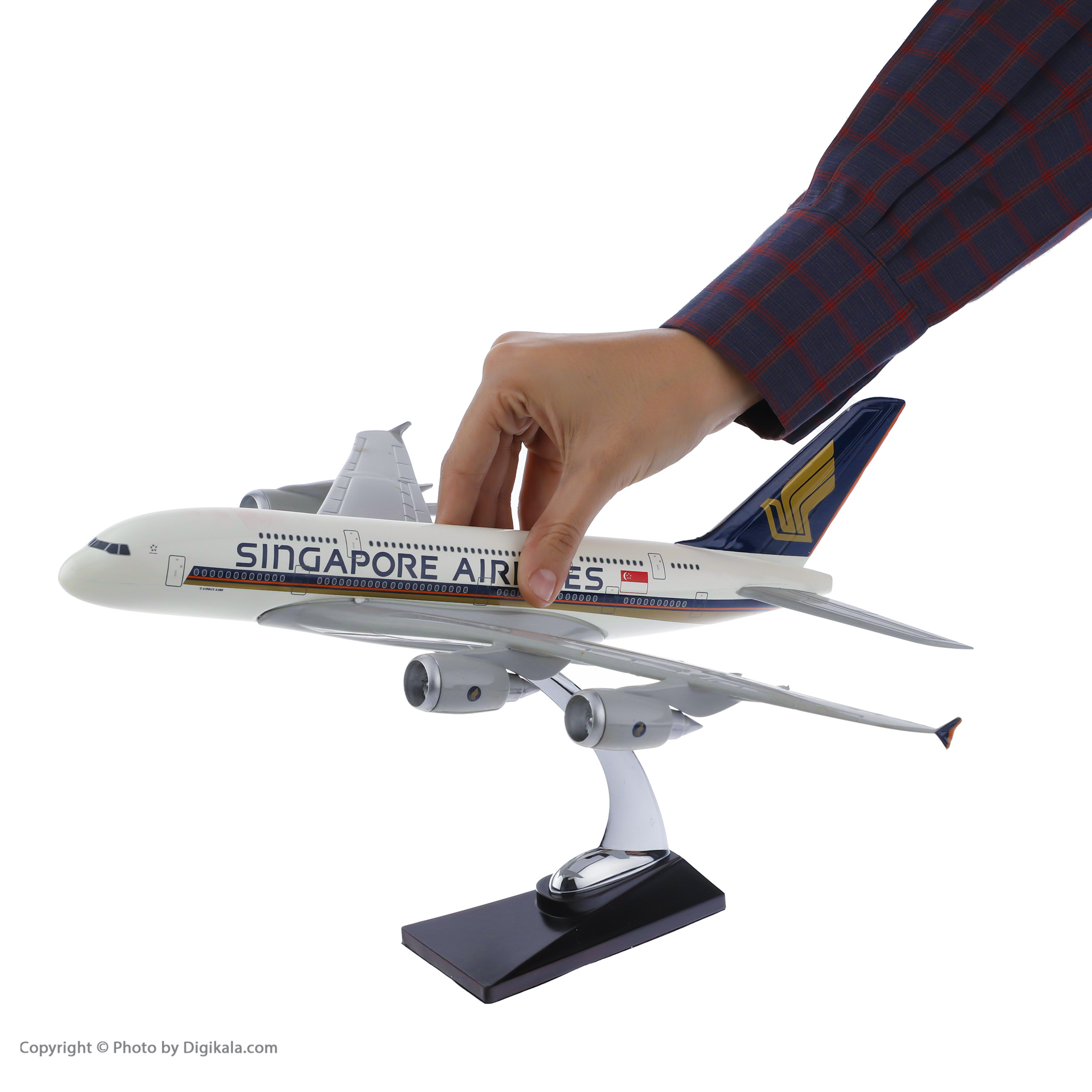 ماکت هواپیما مدل ایرباس 380 سنگاپور کد 3309