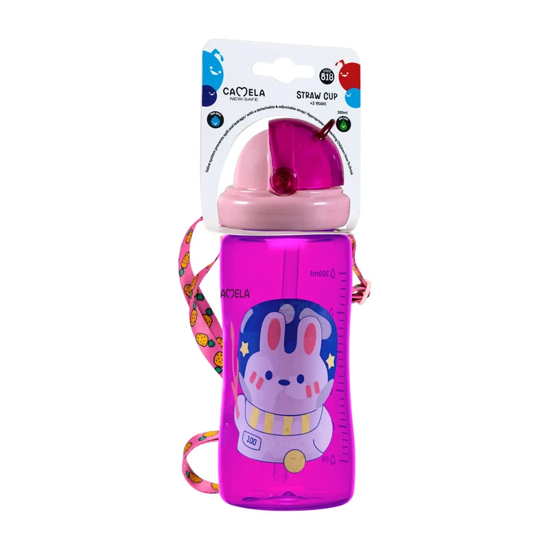 قمقمه کودک کملا مدل بنددار کد 818 گنجایش 0.3 لیتر