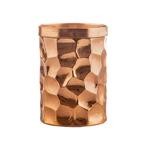 لیوان مسی سه بعدی طرح شش ضلعی کد ZH392.2 