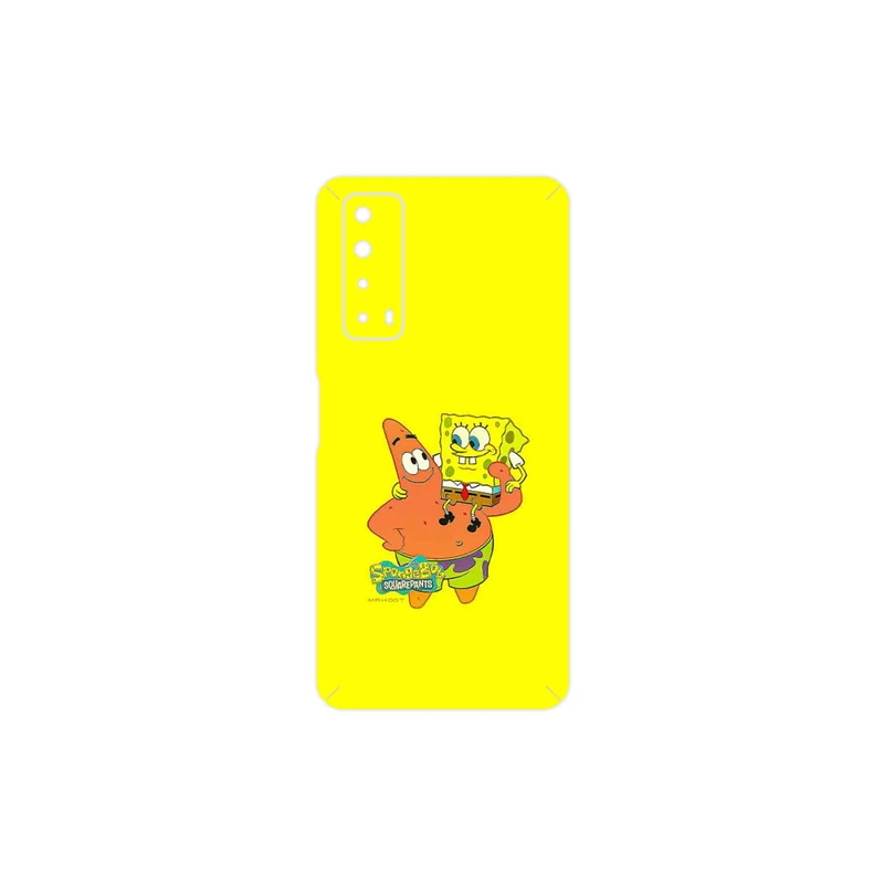 برچسب پوششی ماهوت مدل SpongeBob SquarePants مناسب برای گوشی موبایل هوآوی Y7a