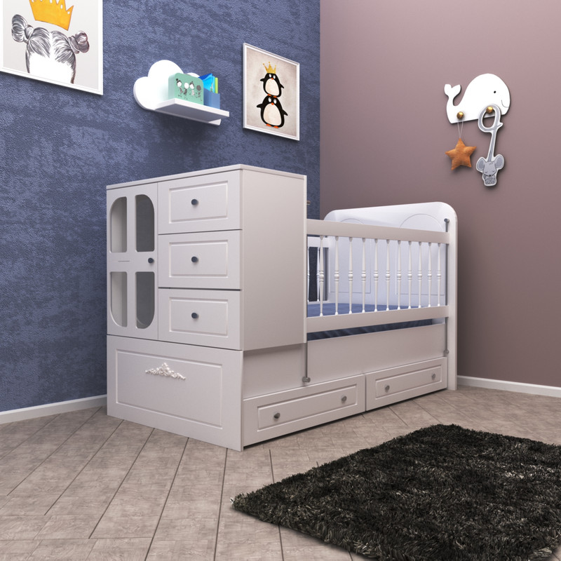تختخواب کودک اعیان مدل FH454