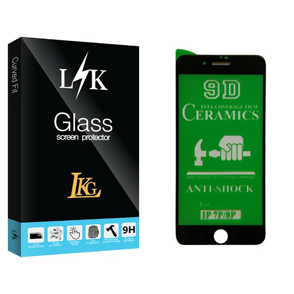 محافظ صفحه نمایش ال کا جی مدل LK Glass مناسب برای گوشی موبایل اپل iphone 7 Plus/ 8 Plus
