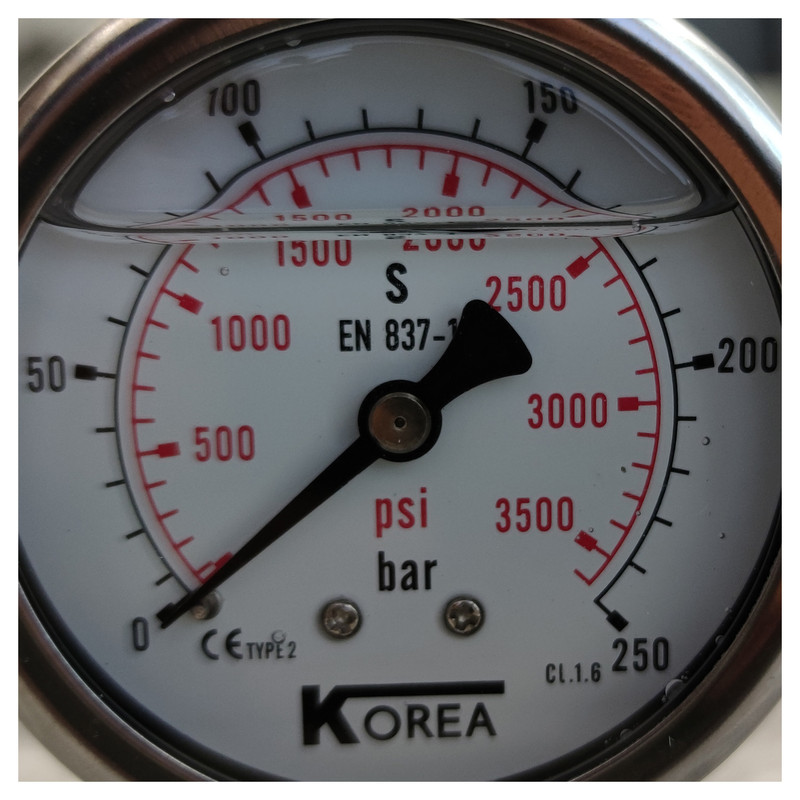 گیج فشار کره مدل 6cm-down-250bar گیج فشار کره مدل 6cm-down-250bar