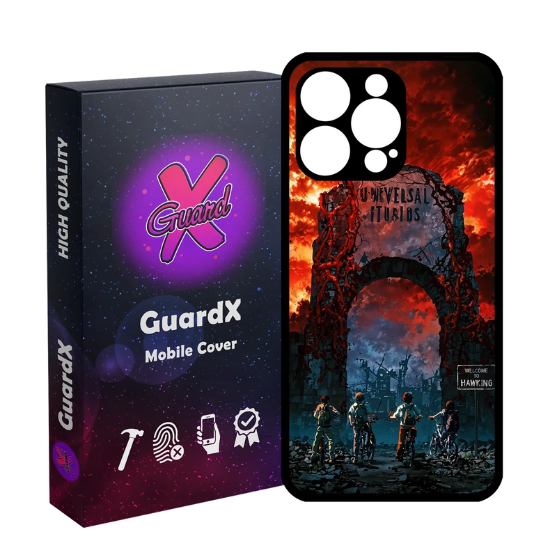 کاور گارد ایکس طرح Stranger Things مدل 10885 مناسب برای گوشی موبایل اپل iPhone 15 Pro Max