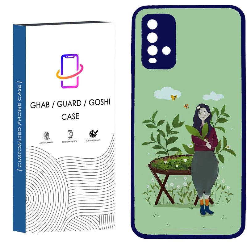 کاور قاب گارد گوشی طرح دخترانه کد - TPU - BN مناسب برای گوشی موبایل  شیائومی Redmi Note 9 4G / Redmi 9T