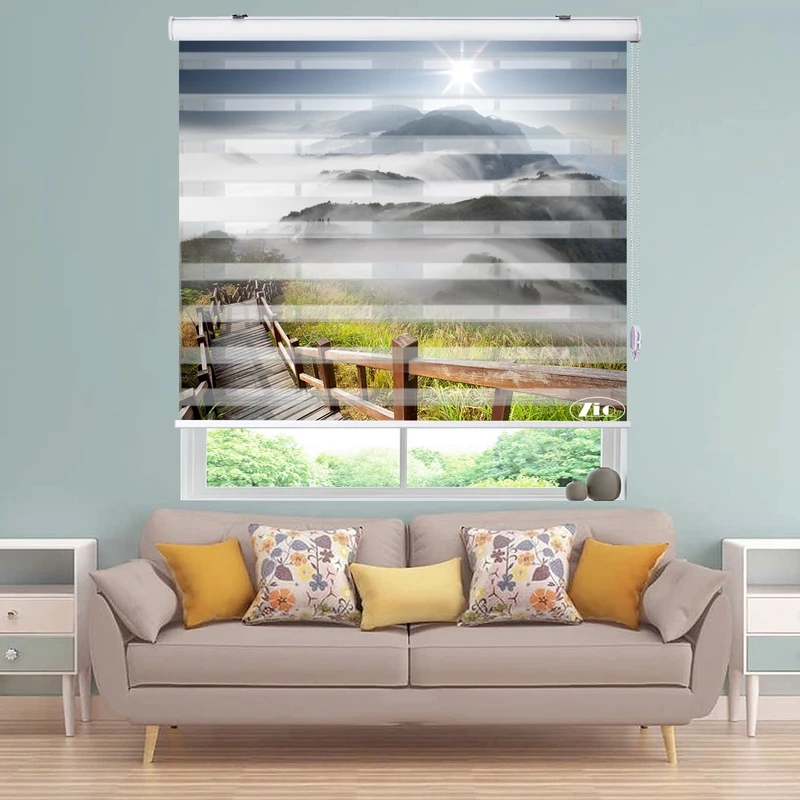  پرده زبرا زیو مدل L5016 سایز 150x200 سانتی متر